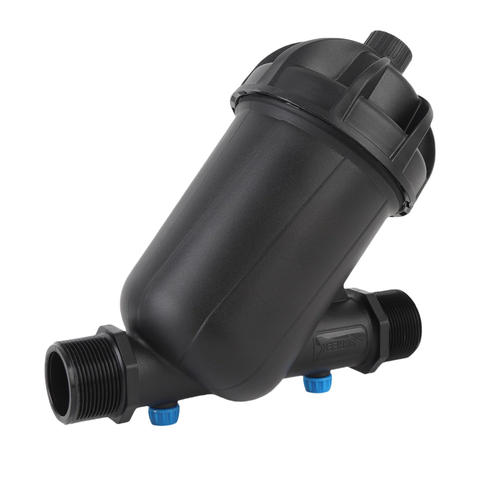 Karlak 5,1 cm Bewässerungsfilter mit 120 Mesh-Sieb, Y-förmiger Pipeline-Filter für Hinterhof, Garten, Bauernhof, Gewächshaus, industrielle Verwendung, entfernt effizient Verunreinigungen, verbessert