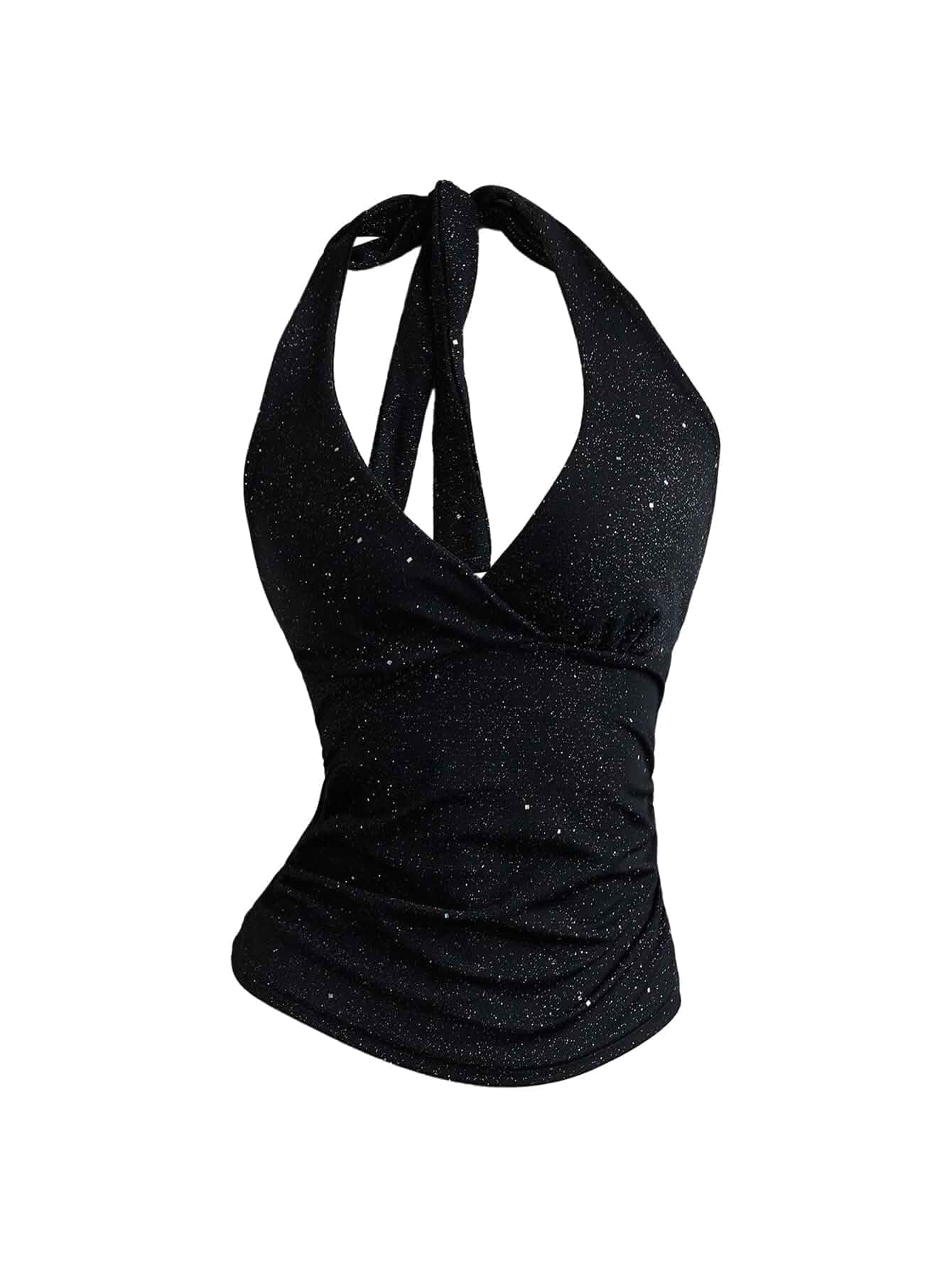 MakeMeChic Women's Sparkly Sequin Halter Top Concert Going Out Top Y2k, Sparkly Going Out Tops, Club Concert Tops, Clubbing, Contry Concert Outfits