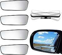 Vista 1 de Tallew 4 piezas de espejo de punto ciego para coche, espejo retrovisor lateral convexo, punto ciego, rectangular, accesorios para visión trasera