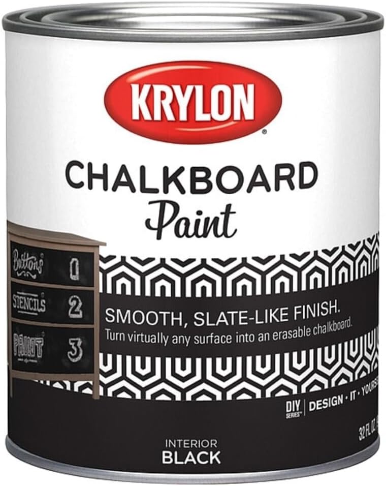 Chalkboard Paint Interior Black