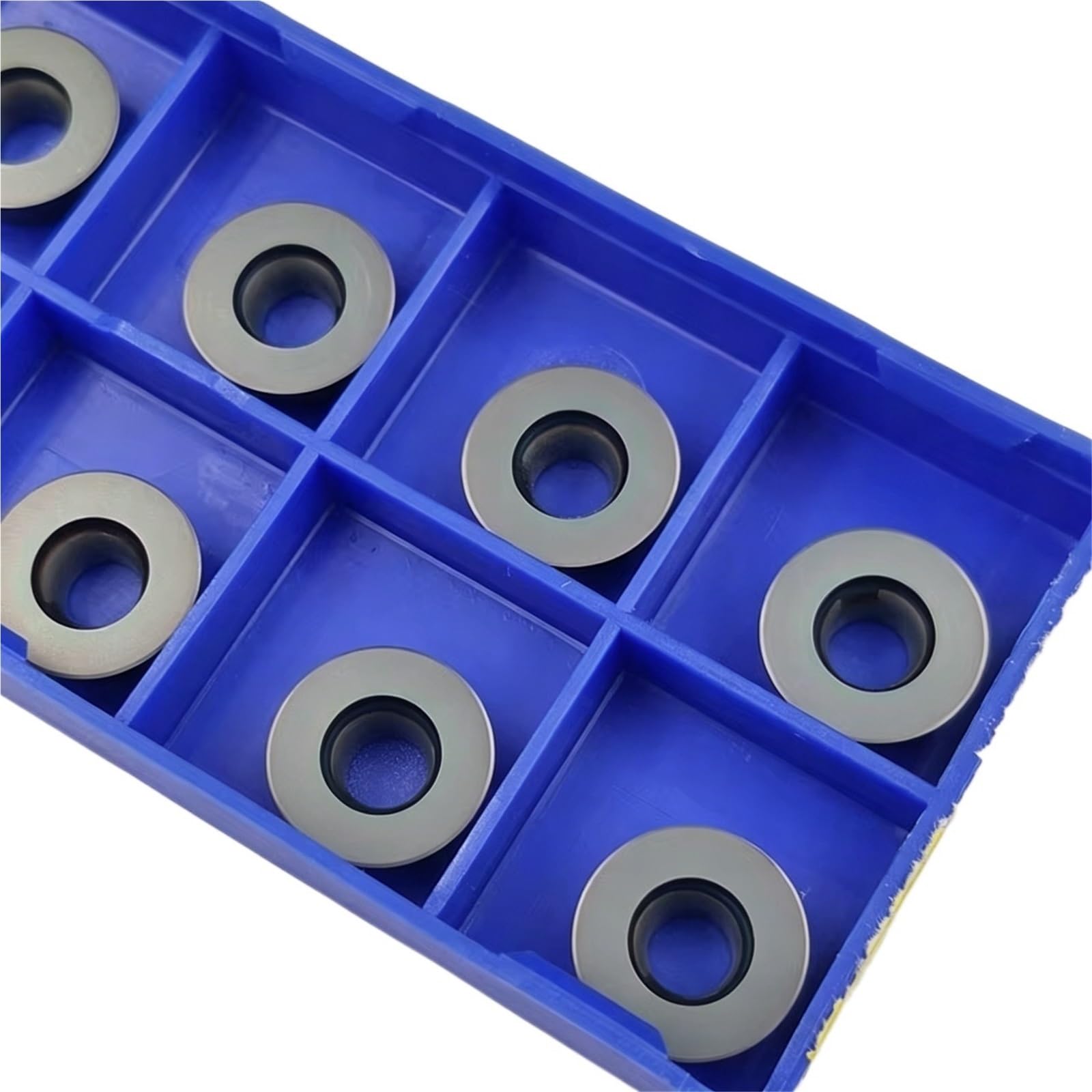 10 Uds. Insertos De Fresado Redondos Carburo Herramientas Torneado Hoja Torno Cortador CNC