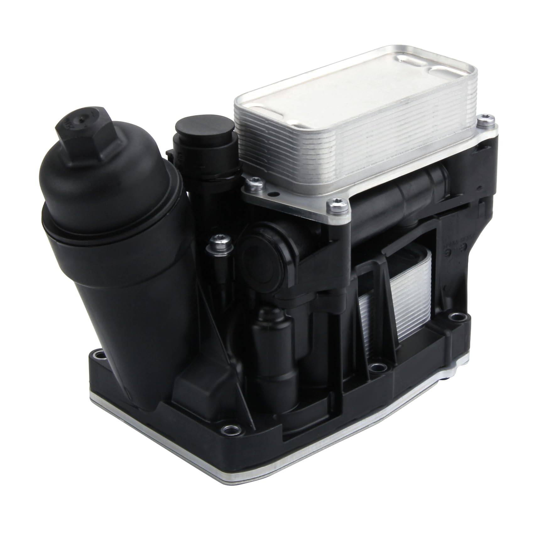 DOCAS Refroidisseur d'huile à moteur 11428507697 11428507694 compatible pour 1er F20 F21 2er F22 3er E90 F30 F80 E93 5er F10 F18 F11 X1 X3 X5 E84 F15 F25