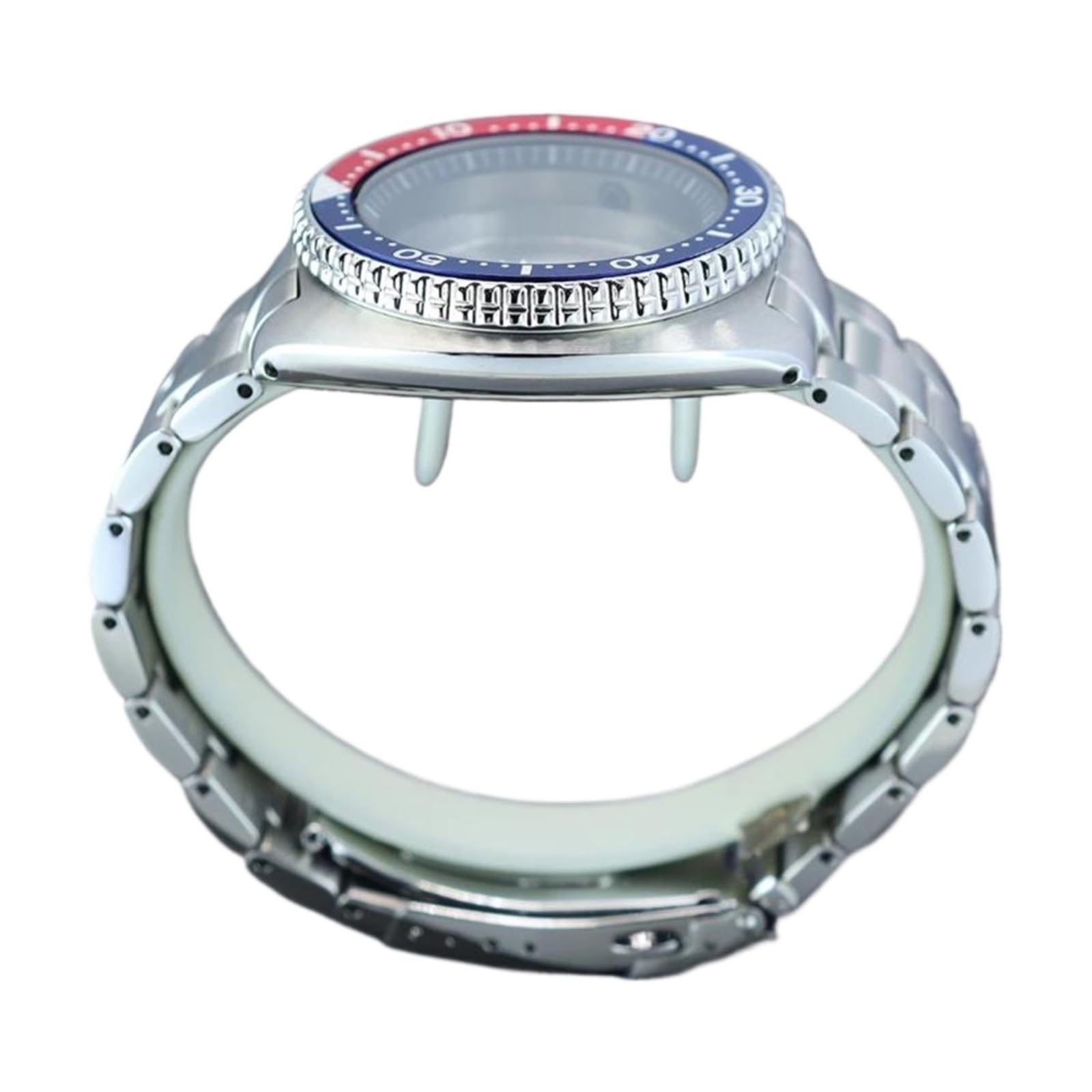 Pulsera de reloj impermeable de 45 mm con cristal de zafiro compatible con NH35 NH36 NH38/34 4R36, accesorios de movimiento