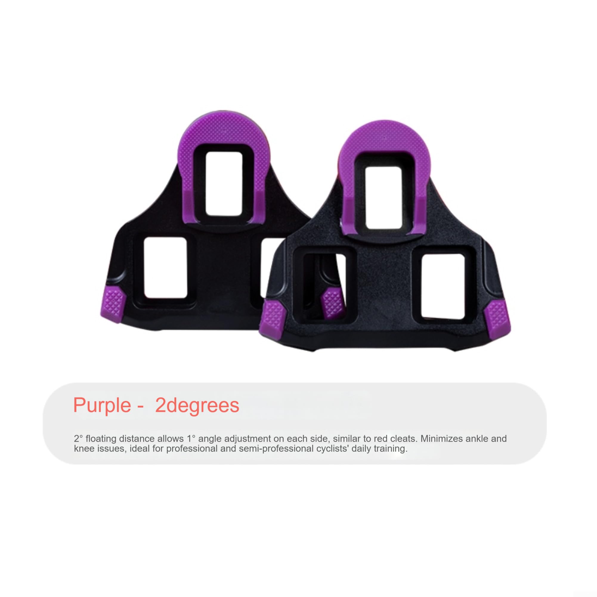 Tacchette compatibili con SPD 0 2 6 Gradi Mountain Biking - Clip per Pedali in Nylon Resistenti off Road