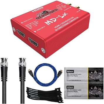 Decimator MD-LX HDMI/SDI Bidirectional Converter with Deluxe Bundle 5 Items
