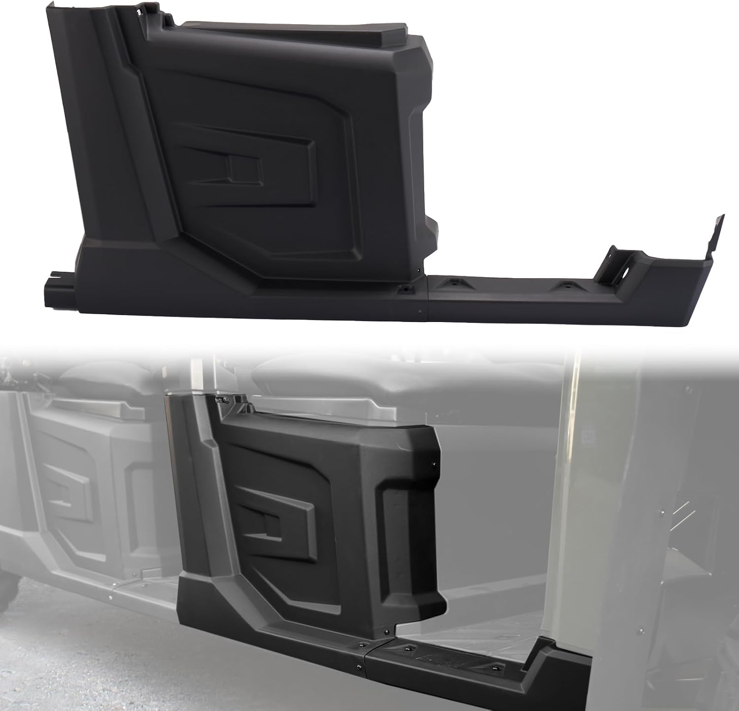 A & UTV PRO Front Right Hand Center Fender With Rocker for 2014-2019 Polaris Ranger 570 900 1000 CREW Diesel Accessories Replace #5450353-070, Passenger Front Right Side