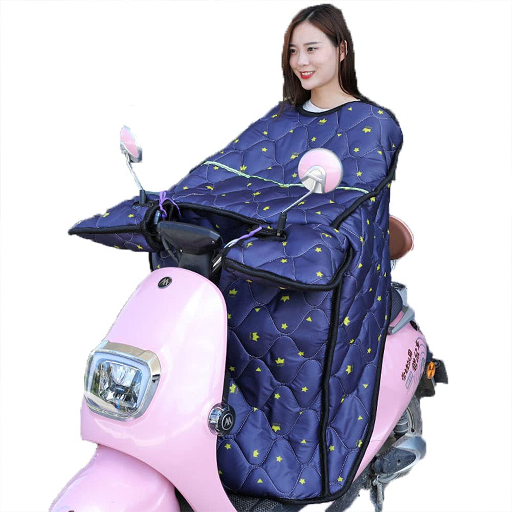 Pare-Brise de Voiture à Batterie, Pare-Brise de Protection Solaire pour Moto électrique d'hiver, épaississement accru et imperméable en Velours