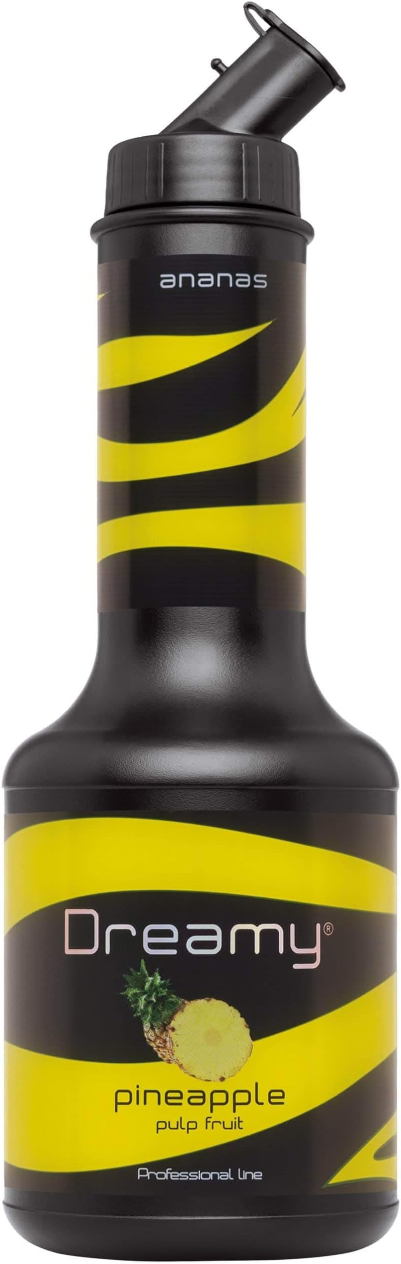 Pineapple Pulp 95cl cocktail syrup, made with Pineapple pulp concentrate, Prepare Cocktails Syrups, Mocktail Syrups, Smoothies, milkshakes