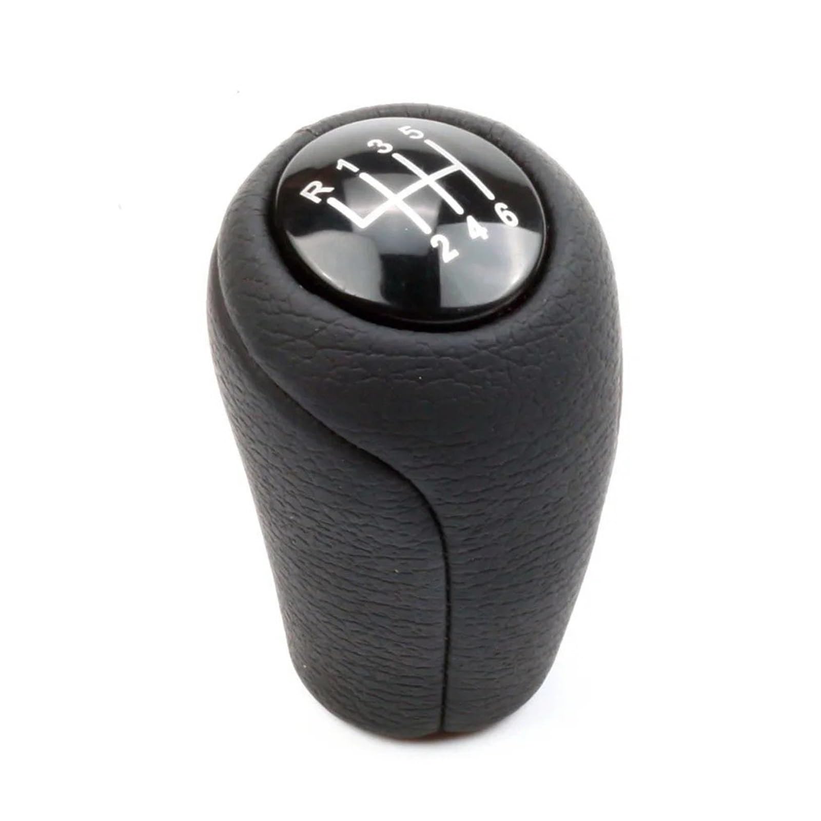 MWBDSZJQVX Gear Shift Knob for Mazda 3 BK BL 5 CR CW 6 II GH CX-7 ER for MX-5 NC III 23 MT Leather 5/6-Speed Gear Shift Knob Shifter Lever Headball(6-Speed)