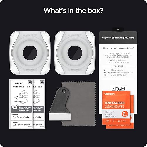 Miniatura 7 de Spigen Protector de pantalla de vidrio templado [GlasTR EZ FIT] diseñado para Galaxy Watch 4 Classic (1.811 pulgadas) - Paquete de 2