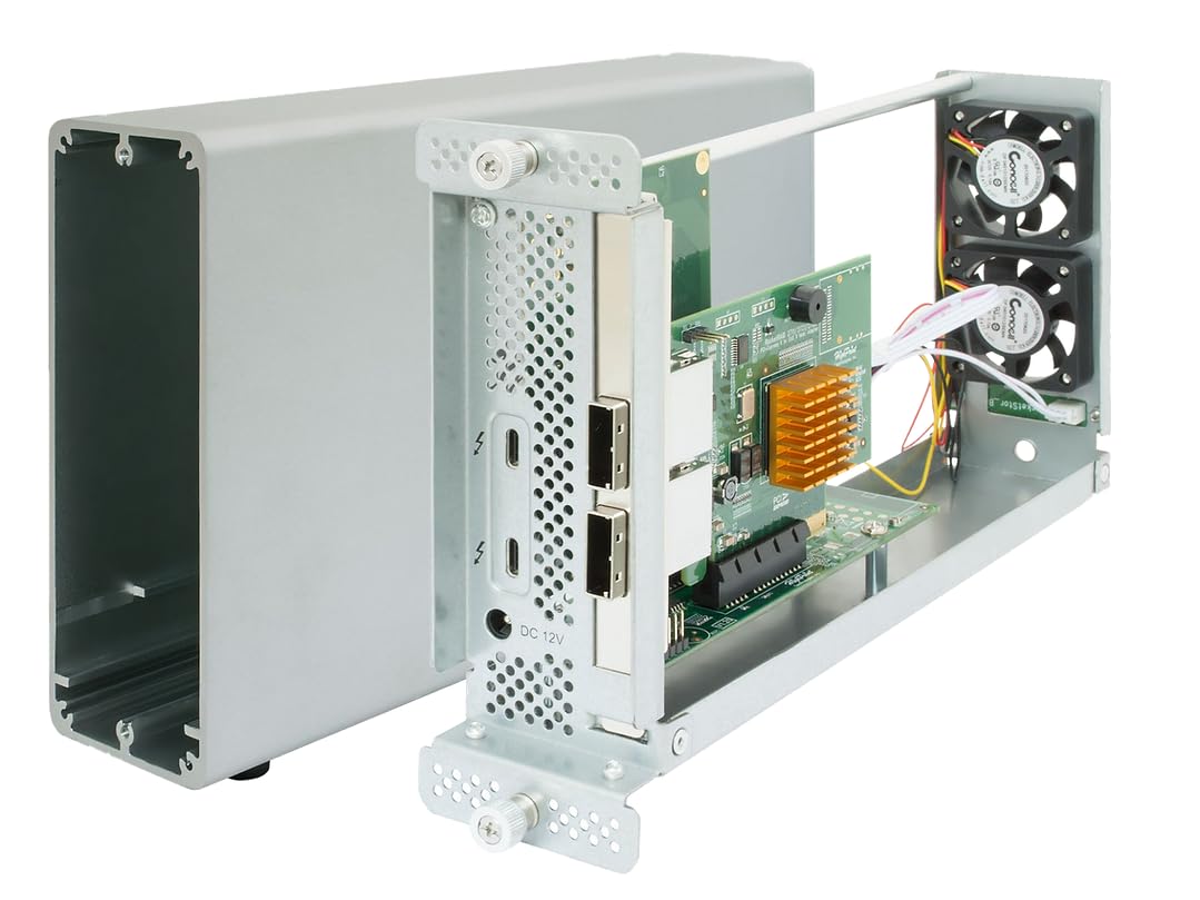 Amazon.co.jp: Highpoint RocketStor 6661A-mSAS2 Thunderbolt 3 - 2X 