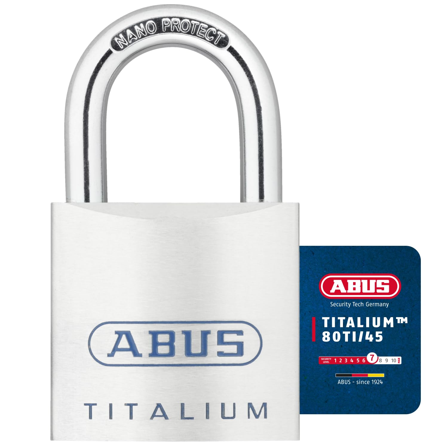 Abus 80Ti45c 80Ti/45 Titalium Padlock 45Mm Carded