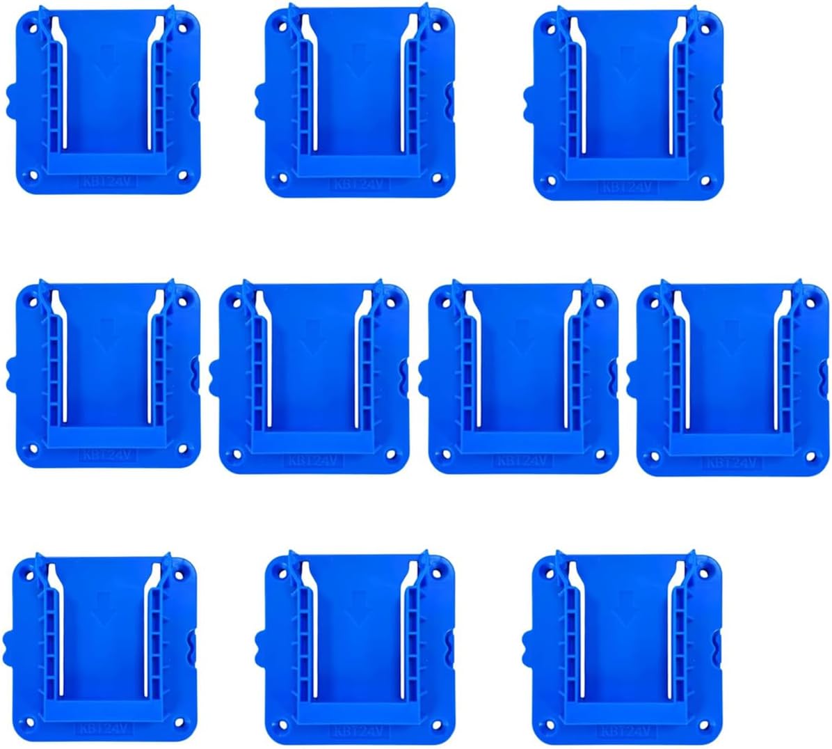 10 Pack Battery Holder Compatible for Kobalt 24V Max Battery Mounts Dock Holder
