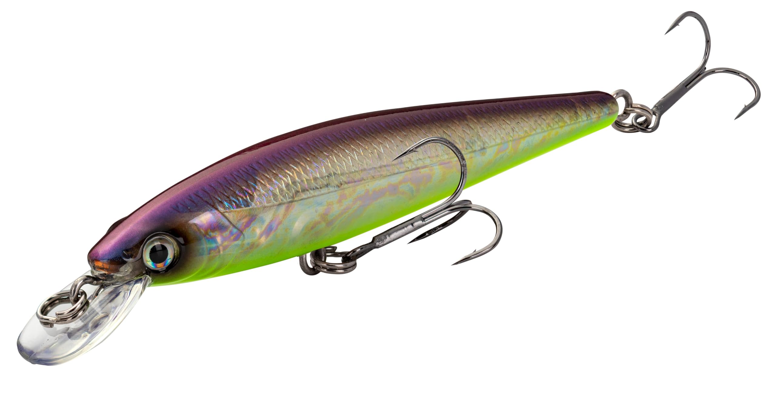 Strike King (HCKVDJ100-682 KVD Jerkbait 100 2-Hook Fishing Lure, 682 - Crystal Shad, 1/4 oz, 3 5/8"