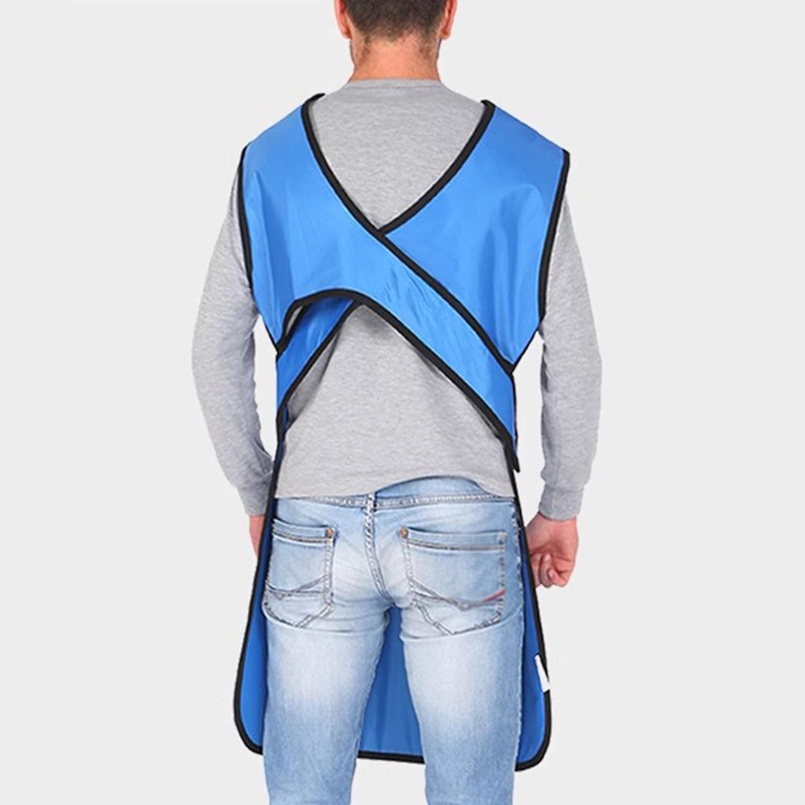 Delantal de Plomo Delantal De Plomo Ligero Para Protección Contra Rayos X, Delantal De Plomo Resistente A La Radiación, Traje De Plomo Con Escudo De Rayos X, Para Médicos Y Enfermeras(0.35mmpb,100x60c
