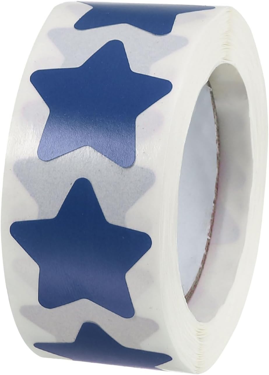 Amazon.com: MECCANIXITY Star Stickers Roll 1 Inch Small Self-Adhesive ...