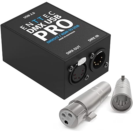 Enttec DMX USB PRO and SIRS-E Adapter Bundle: Unlocking Lighting Control with Professionalism