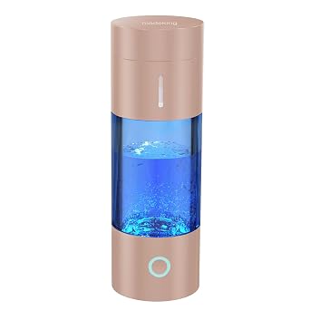 Tritan Hydrogen Water Bottle Generator - with SPE and PEM Technology, Rechargeable Mini Hydrogen Rich Water Cup, madeking Portable Hydrogen Water Machine & Maker for Daily Drinking Gold