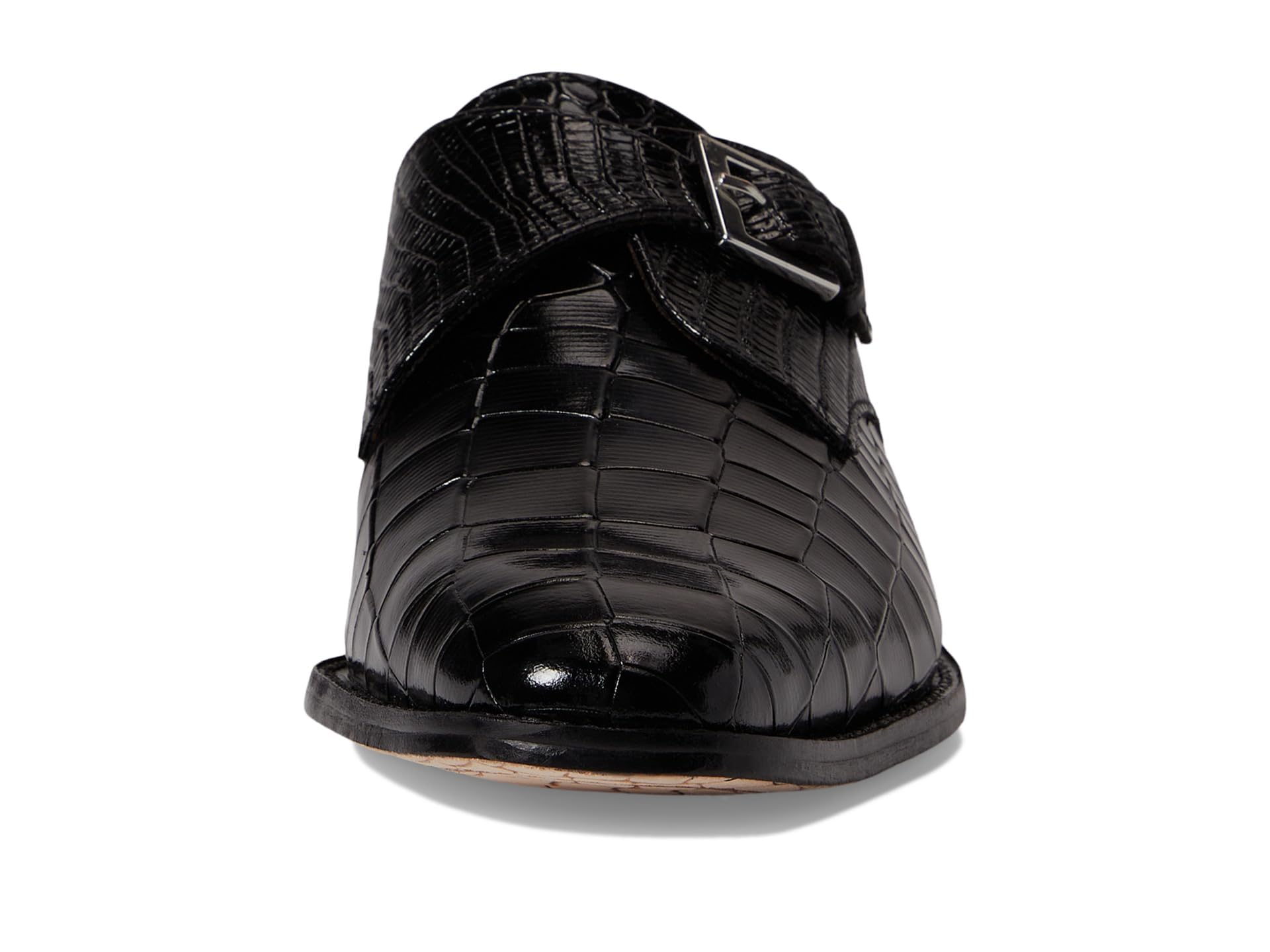 STACY ADAMS Herren Rapino Monk Strap mit einfarbiger Zehenpartie Mönch-Schnallenschuh