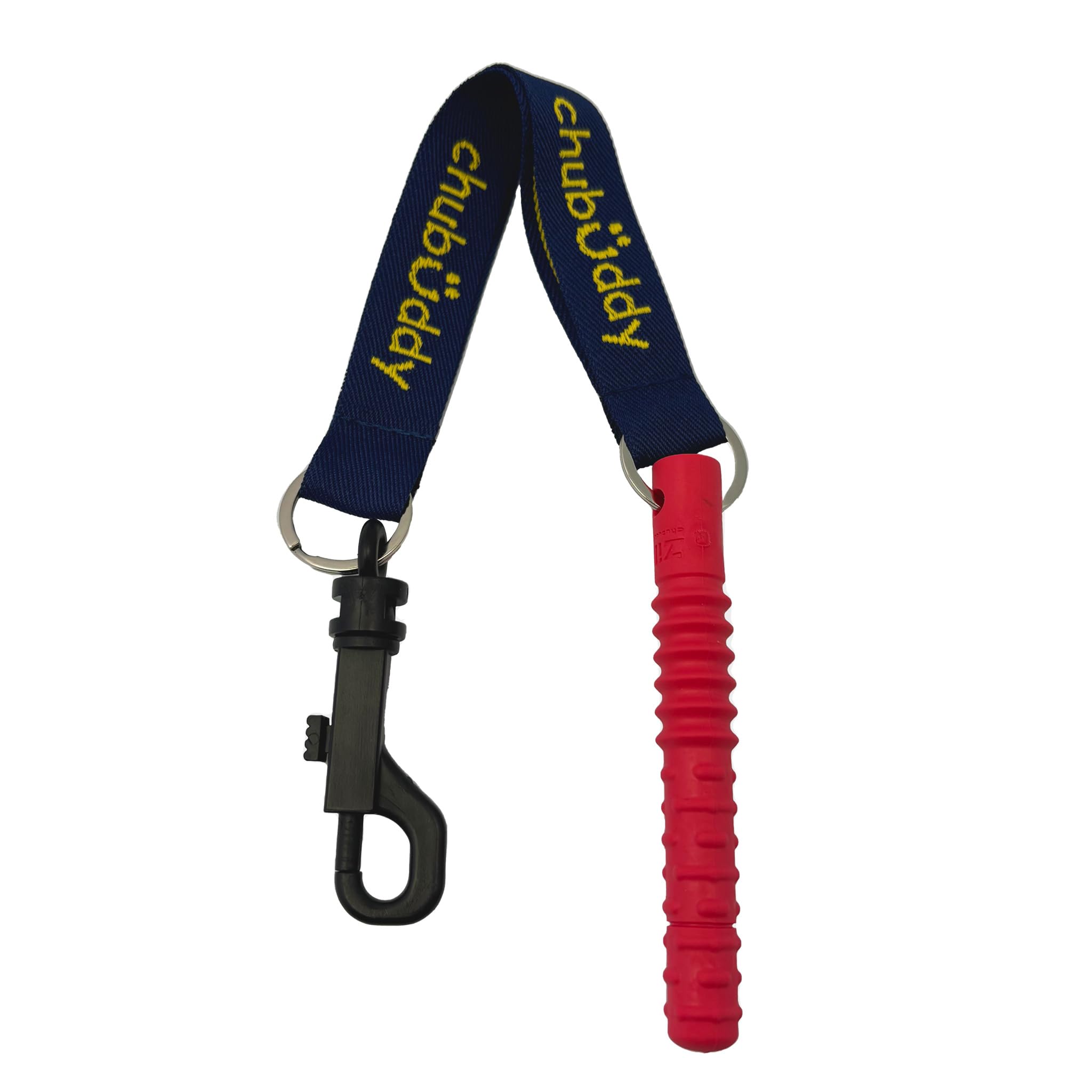 Tube Zilla® Clip-On Sensory Chew Toy – Tough Textured Chewable for Autism, ADHD, Oral Sensory Needs, Special Needs, and Anxiety – Junior and Regular Sizes – Ages 3+ (Red, Regular)