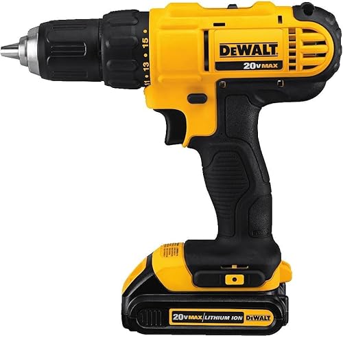 Miniatura 4 de DeWalt DCD771 C2 20 V max Lithium-Ion, inalámbrico 12 pulgada. Kit taladro compacto con dcs391b 20-volt Max Li-Ion sierra circular