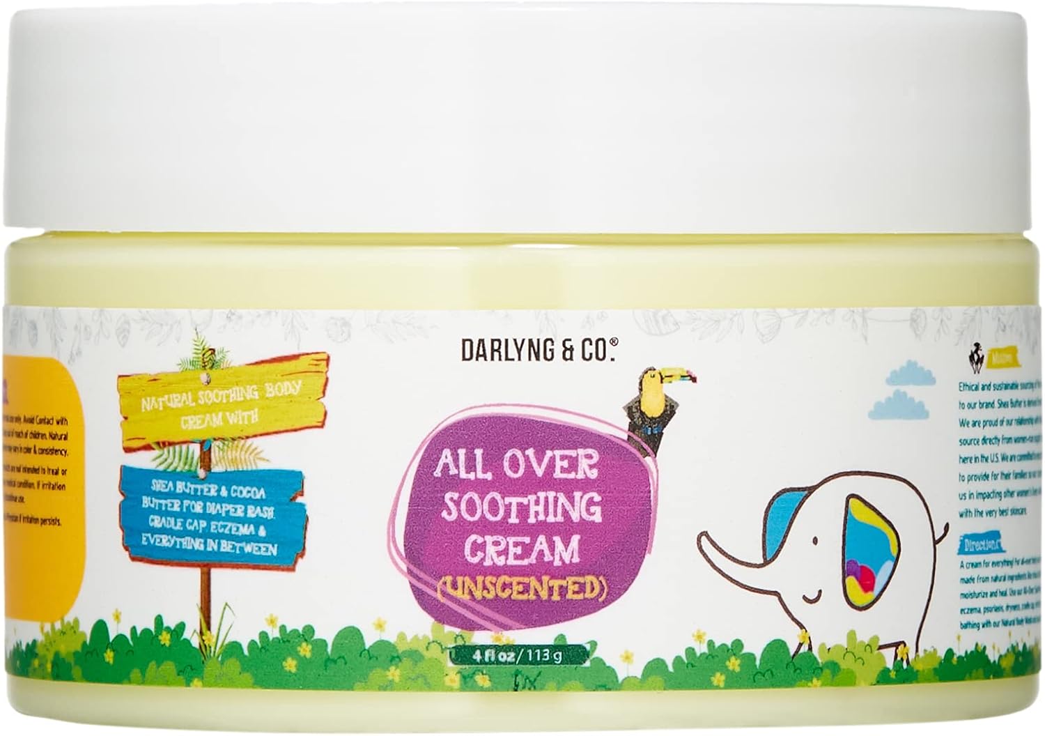 Buy Unscented All Over Soothing Baby Cream for Eczema Natural Healing