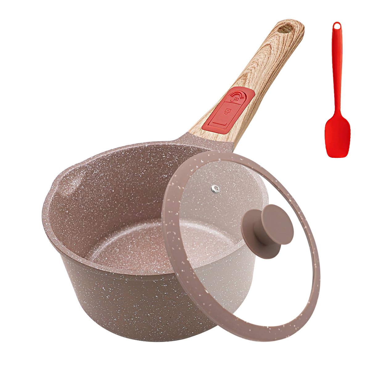 AIKENBBKK Ceramic Nonstick Saucepan