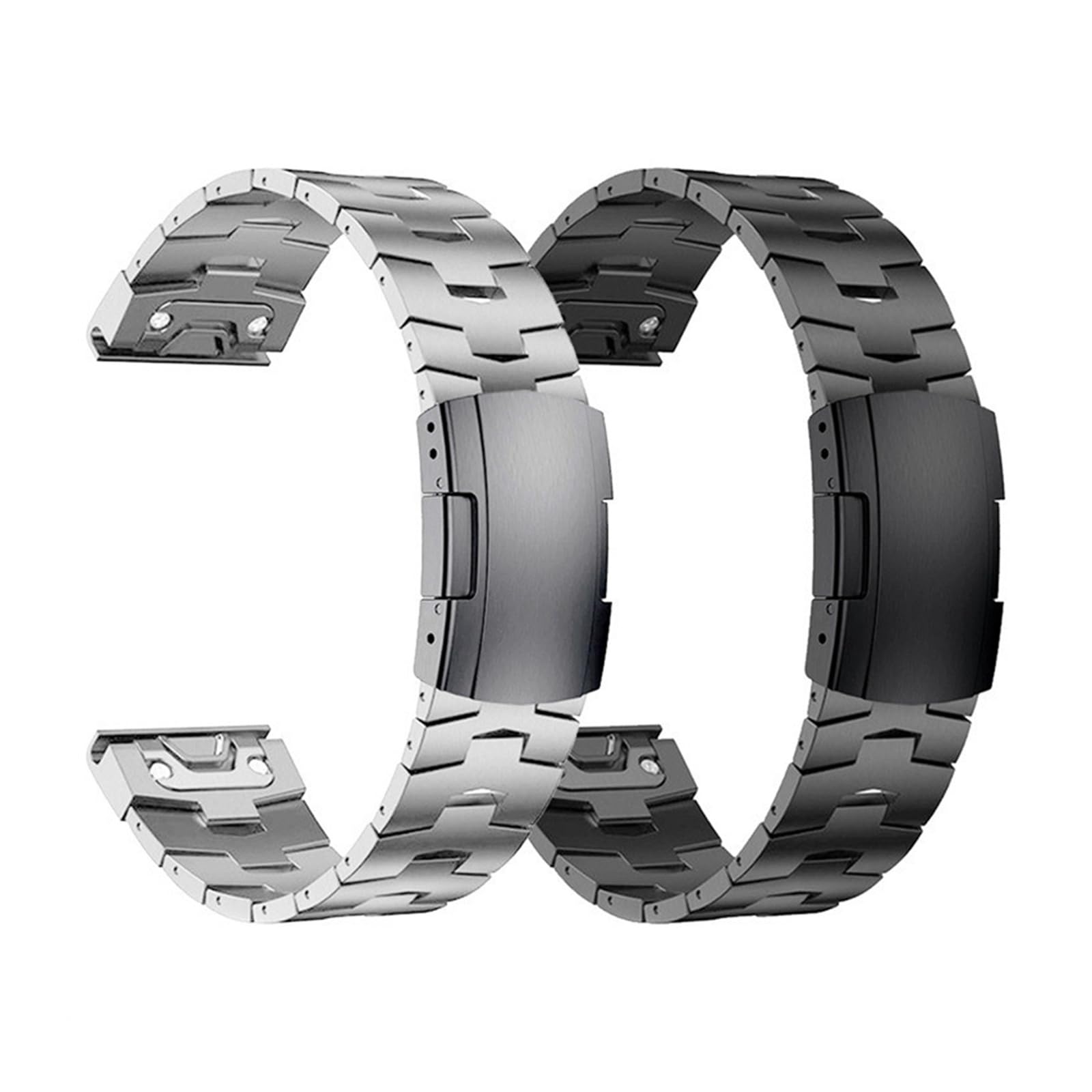 Compatible With 5plus/6/5 Metal Watch Band Suitable For Daily Wear(Black,26mm)