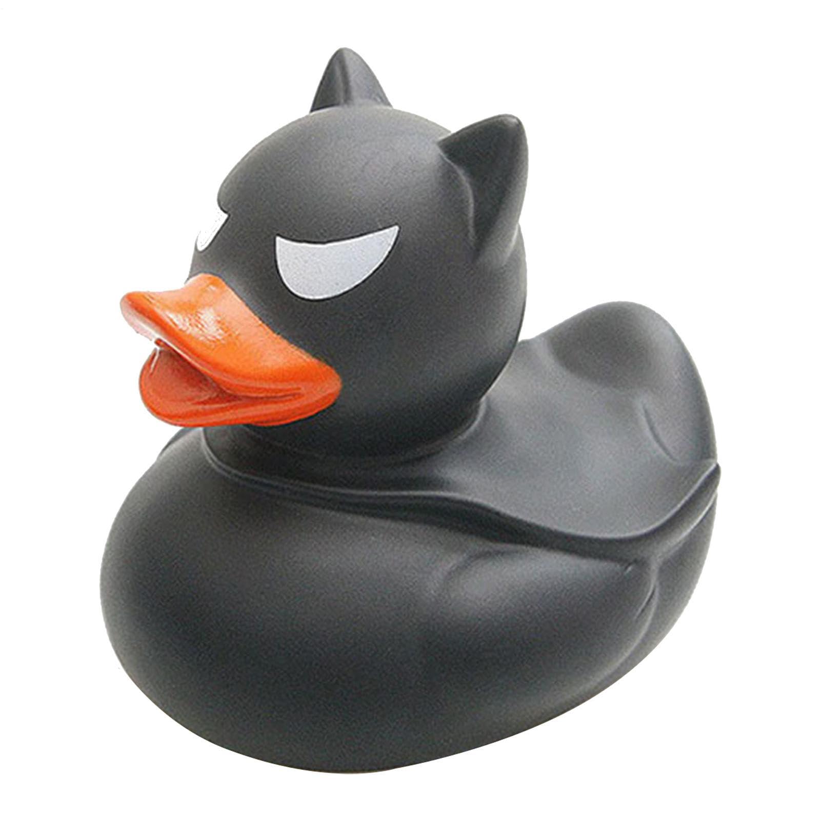 Black Rubber Duck | 9cm Ducks Bath Toys | 35g Floating Duck Toy | PVC Safe lightweight fun for kids bath time play , Bath-Tub Pool Toys for Birthday Showers Supplies and Decorations