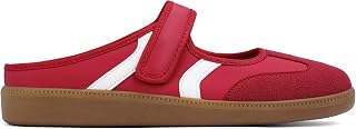 Tigeridea Sneakers for Women Flat Mules Business Casual Tennis Shoes Lightweight Slip on Footwear Women's Fashion Mary Jane Sneakers