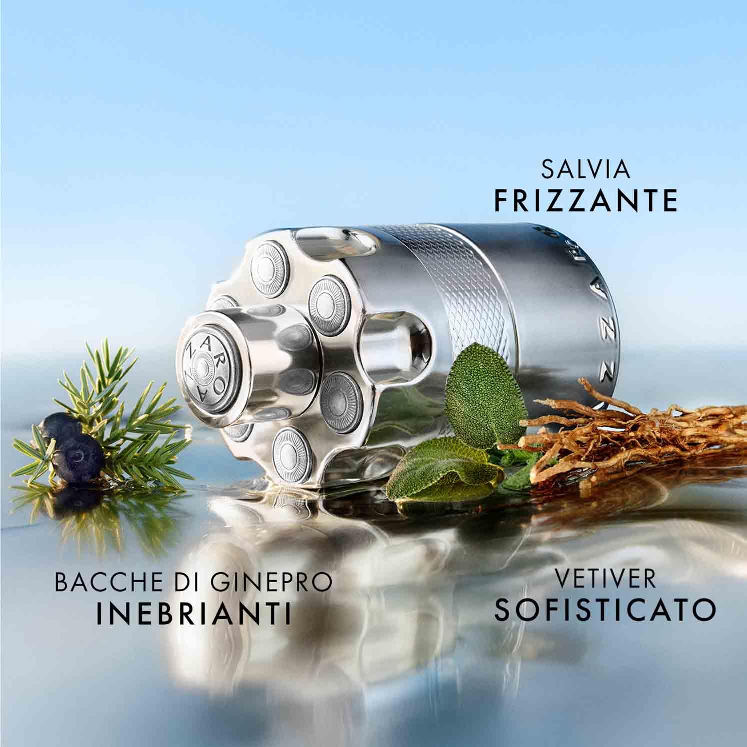 Azzaro Wanted Eau de Parfum Uomo, Profumo Uomo Intenso ed Energico, Fragranza Maschile dalle Note Aromatiche e Legnose, Con Bacche di Ginepro, Salvia e Vetiver, A Lunga Durata