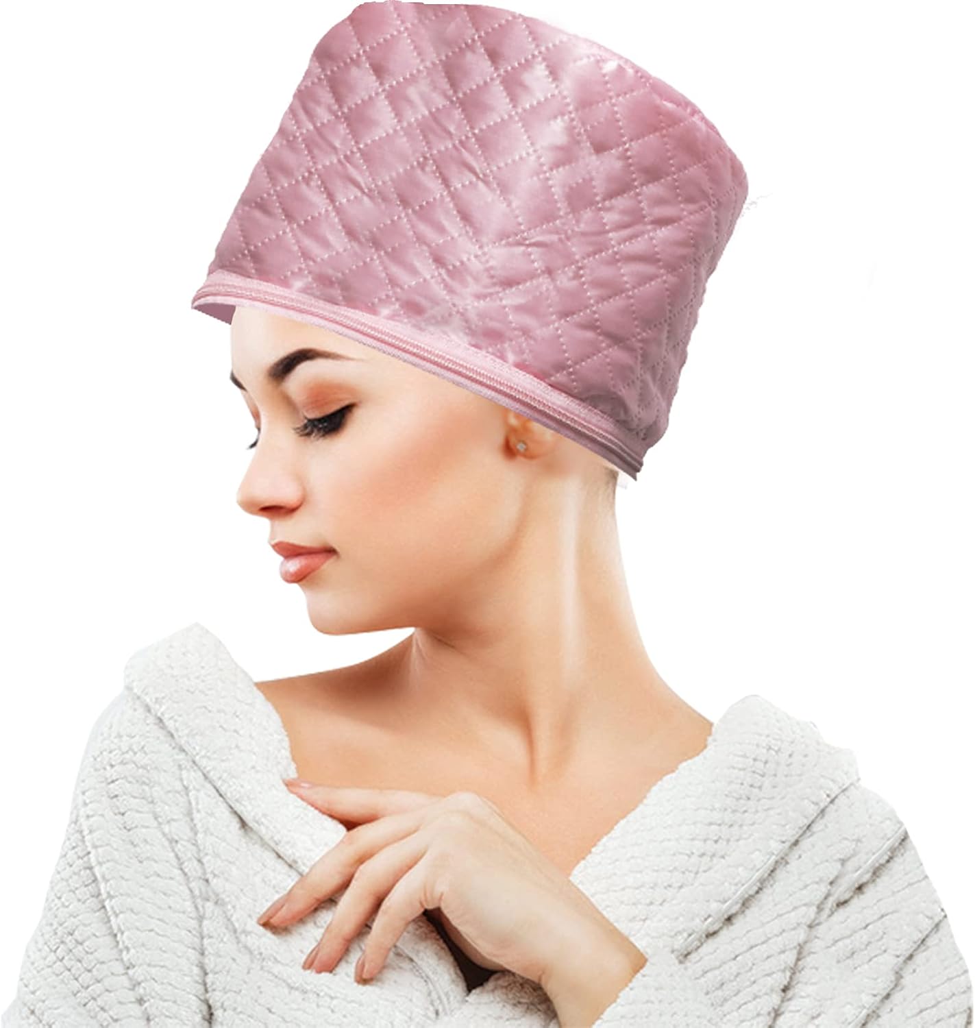 110V Electric Hair Cap Thermal Cap Hat Hair Thermal Treatment Cap with