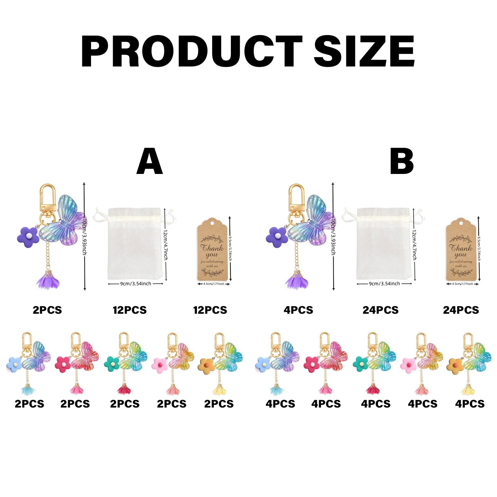 Generisch Llaveros llamativos girasoles, colección de llaveros brillantes de girasoles, accesorios de bolsos de moda para estudiantes y adolescentes, llaveros para bolsos