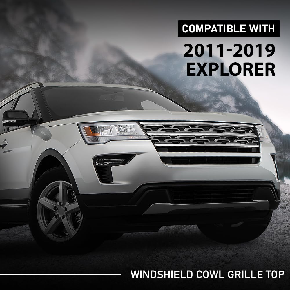 G-PLUS Windshield Wiper Cowl Grille Top Compatible with Ford Explorer 2011-2019 BB5Z78022A68A BB5Z-78022A68-AA