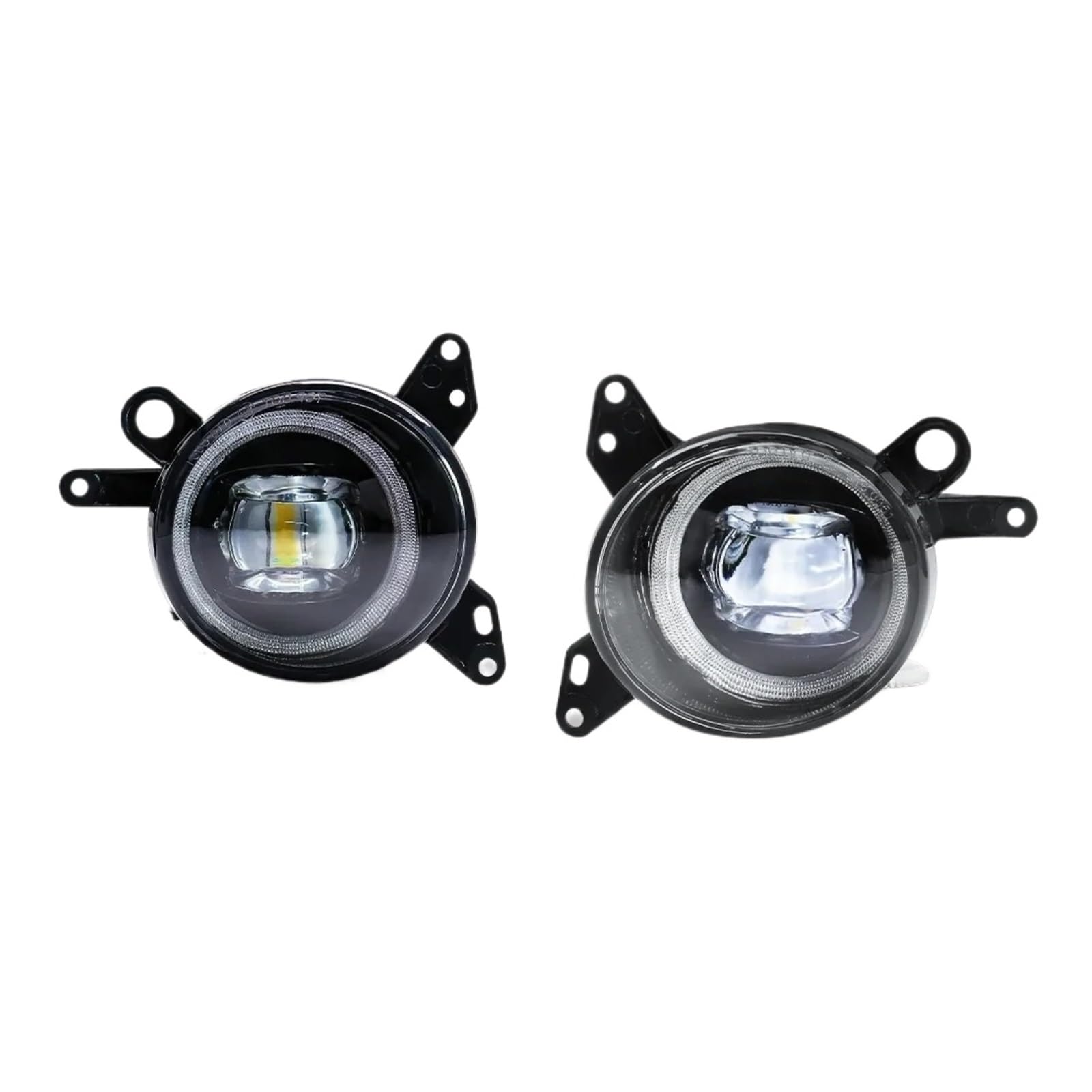 Faros Angel Eyes para Mitsubishi Lancer 2008-2013 con Kit LED DRL 12V 8