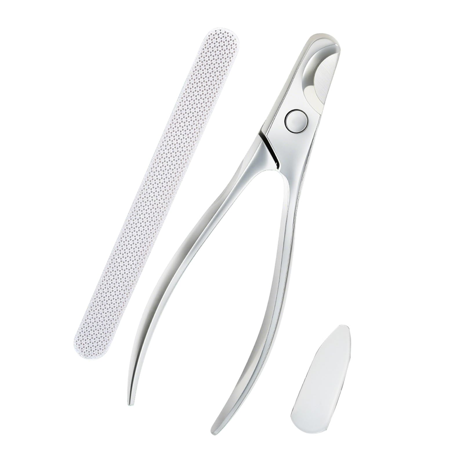 Dog & Cat Nails Clippers with Nail File, Dog Paw Trimmer for Large Breeds, Non-Slip Handles, Razor Sharp Blade, Pet Nail Clippers Nails Cutter for Dogs, Cats, Pets, Rabbits and Guinea Pigs