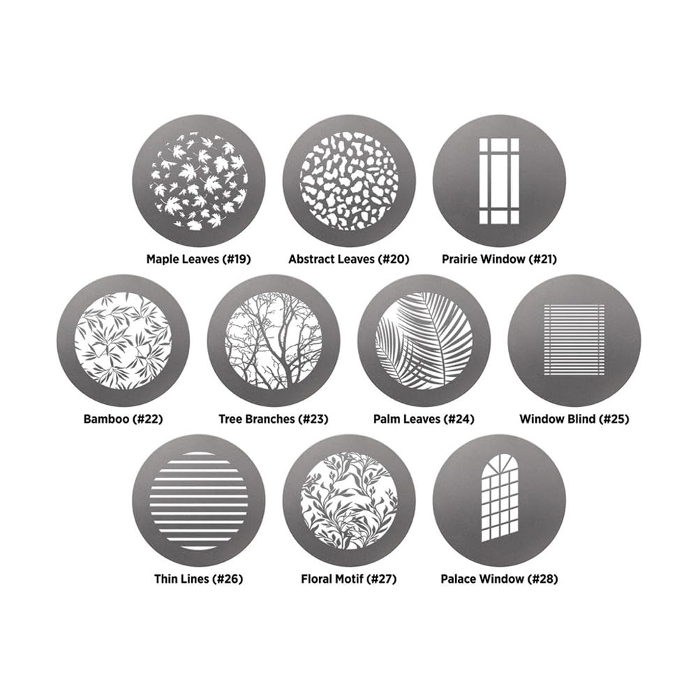 Optical Spot by Lindsay Adler Gobo Pack 2: Natur (10er-Pack)