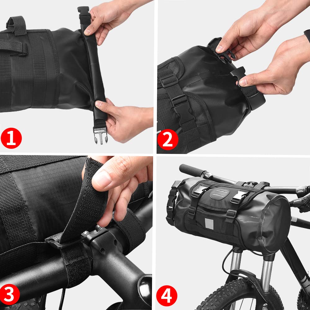 Bolsa De Quadro De Bicicleta Moniss - Impermeável E Prática