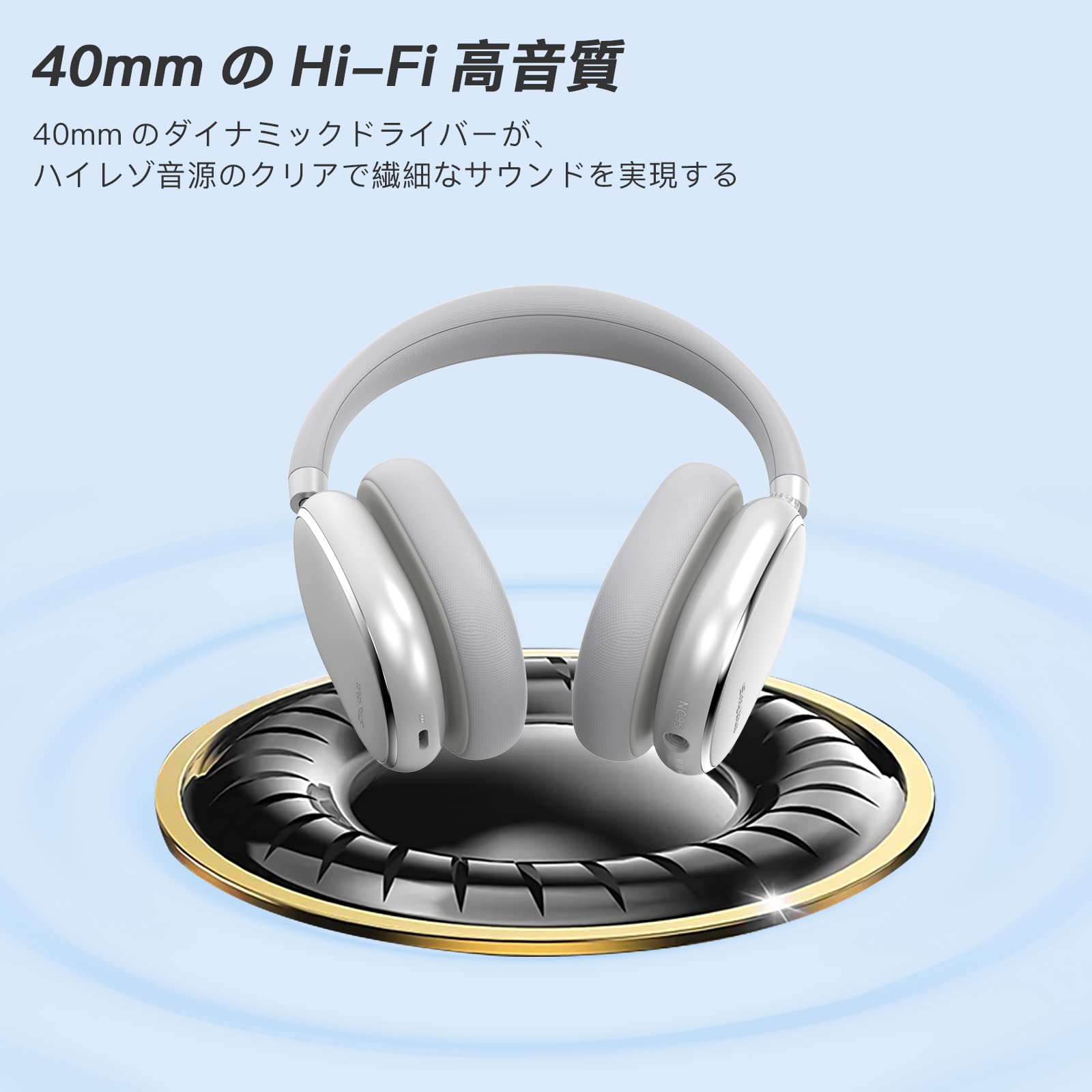 Amazon.co.jp: Srhythm NC95 ワイヤレスヘッドホンBluetooth 5.3 