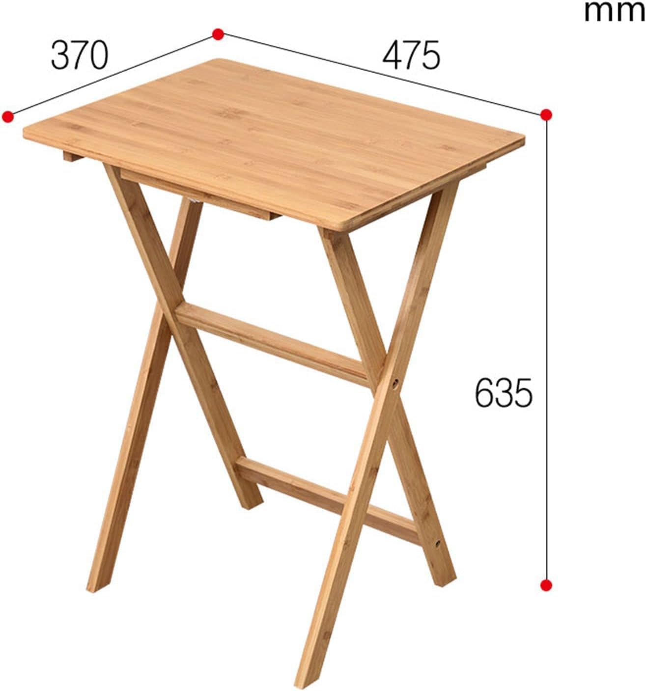 Aimery Office End Table Square Folding Side Table, Simple Living Room Sofa Table, Mini Home Office Table, Portable Picnic Table