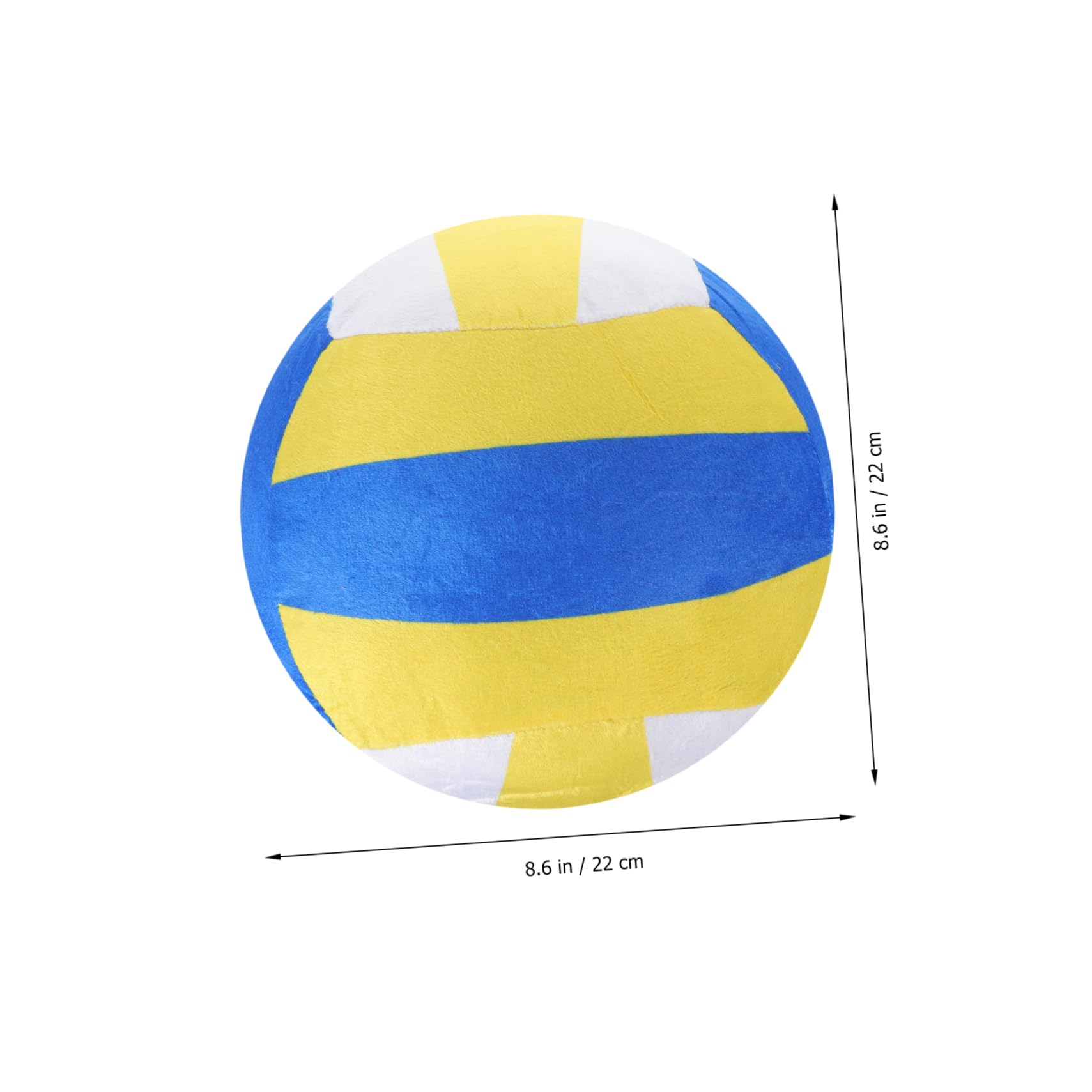 SUPVOX Peluche volley-ball toys volleyball plush plush toys for jouer à mini volley garçon de fête de volley-ball jouets en peluche coton pp