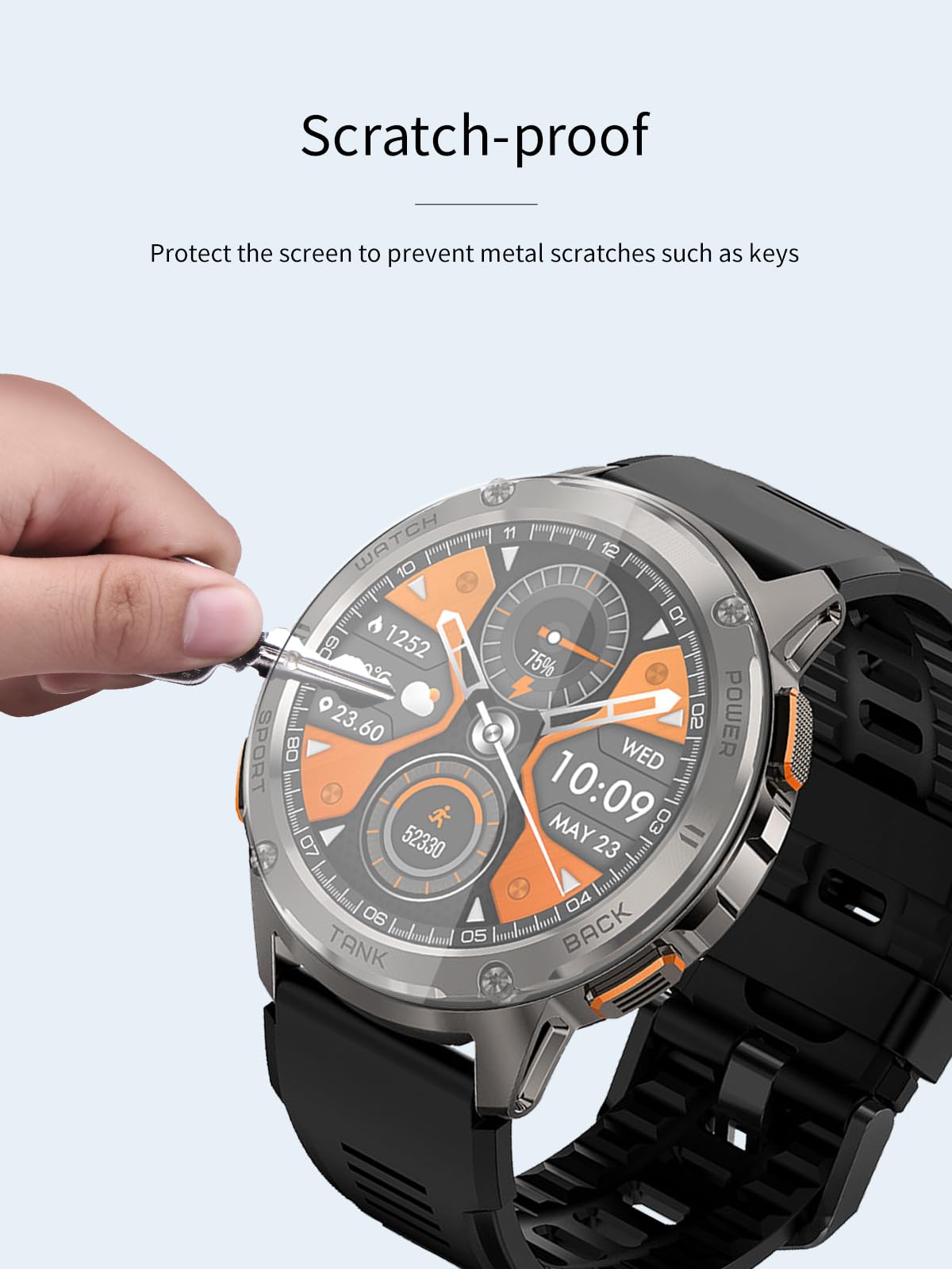 Amazon.com: [3 Pack] Compatible for KOSPET Tank T3 Smart Watch