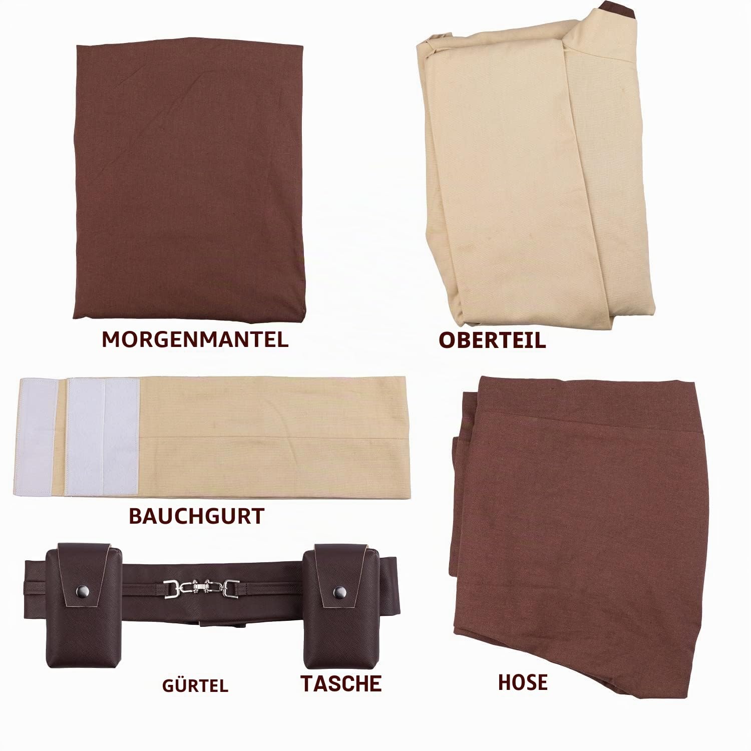 Herren-Kostüm, Robe, Erwachsenenkostüm, Tunika-Kostüm, Kapuzenuniform, komplettes Set, Halloween, Cosplay, Umhang