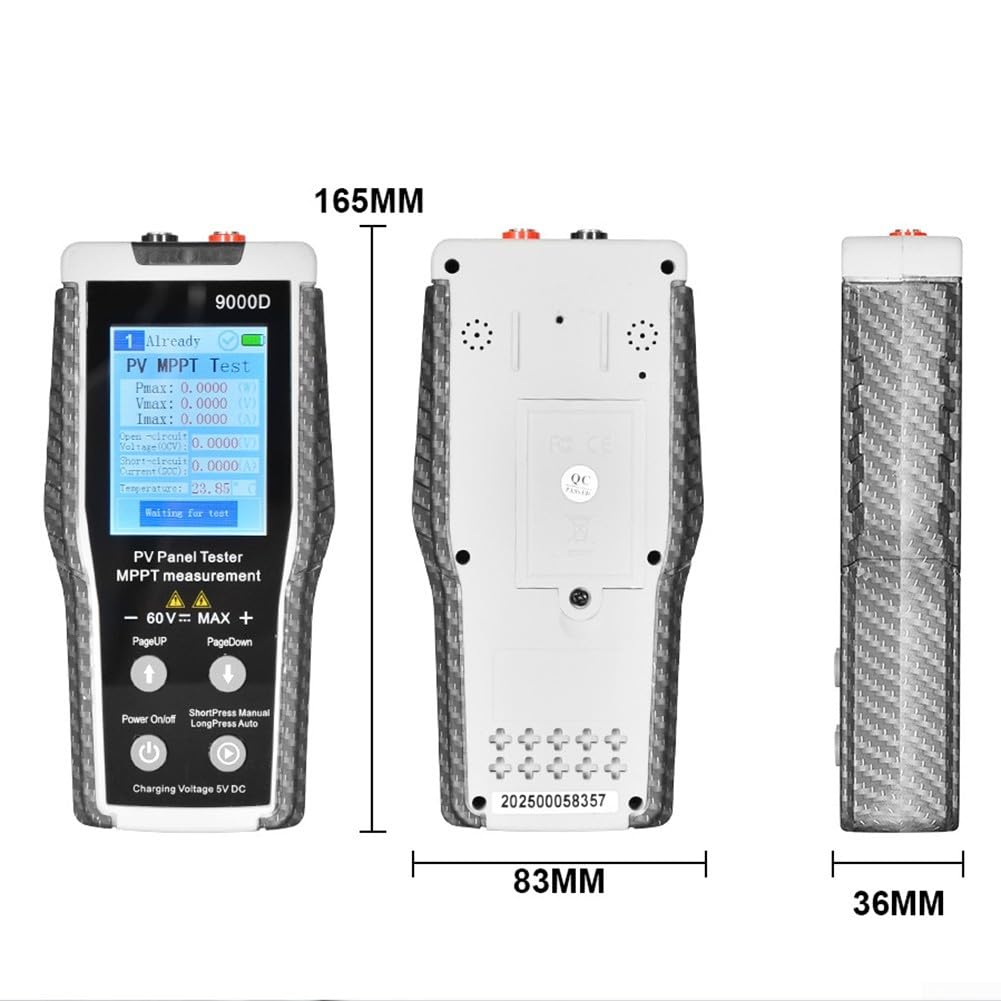 Solarpanel Tester 800W 2.8 Zoll MPPT Analyzer