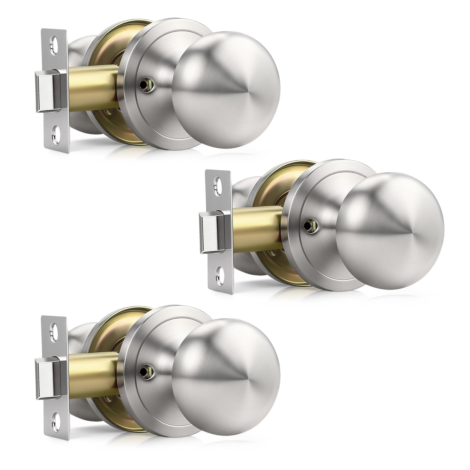 Keyed Entry Door Knob - Secure & Stylish -11