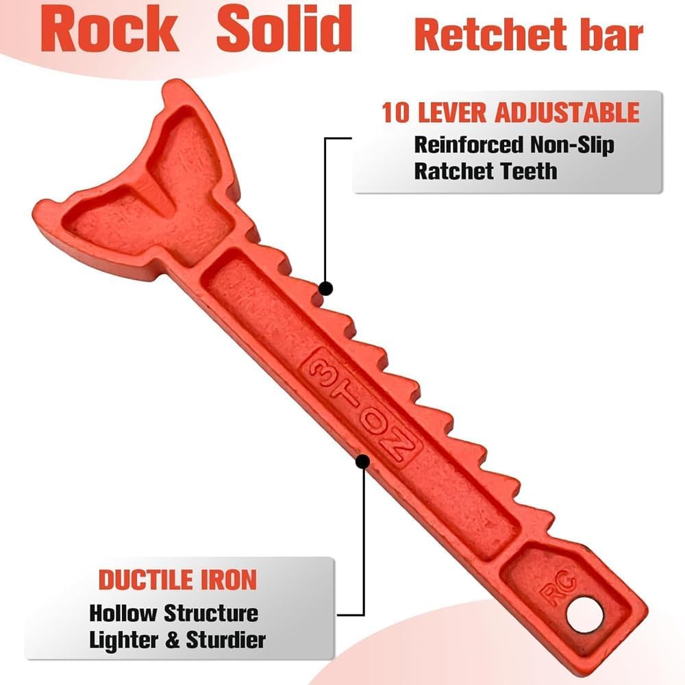 Unterstellbock 3T Tragkraft im Set HebebüHne Auto, Höhenverstellbar 32–43cm mit Sicherungssplint, Robuste Gusseisen Wagenheber Stützböcke für PKW SUV Ständer UnterstellböCke Autobock mit Gummischutz