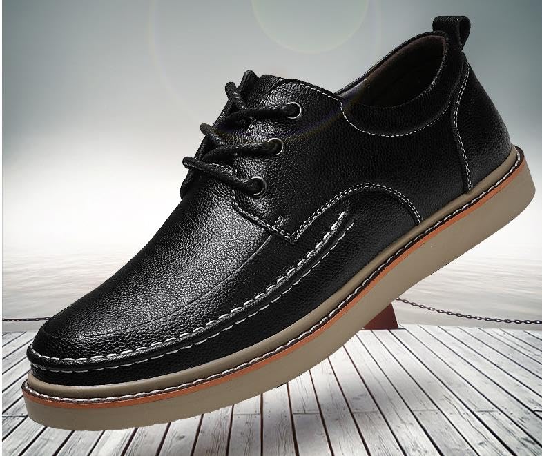 Men's Dress Shoes Black Brown Genuine Cow Leather Oxfords Business Casual Shoes2