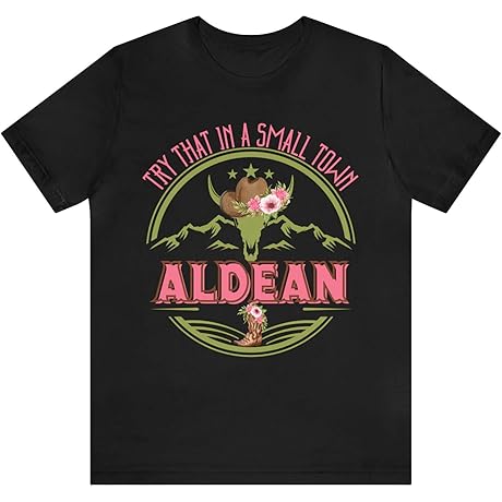 Try That In A Small Town T-Shirt, Women's Rustic Country Music Tee,...