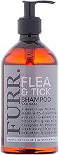 Furr Flea Shampoo for Dogs 500ml Tick and Mite Dog Treatment, Suitable for Smelly Puppies from 6 Weeks, Contains Neem Oil, PH Balanced, Vegan, Cruelty Free, Kills Bad Odours