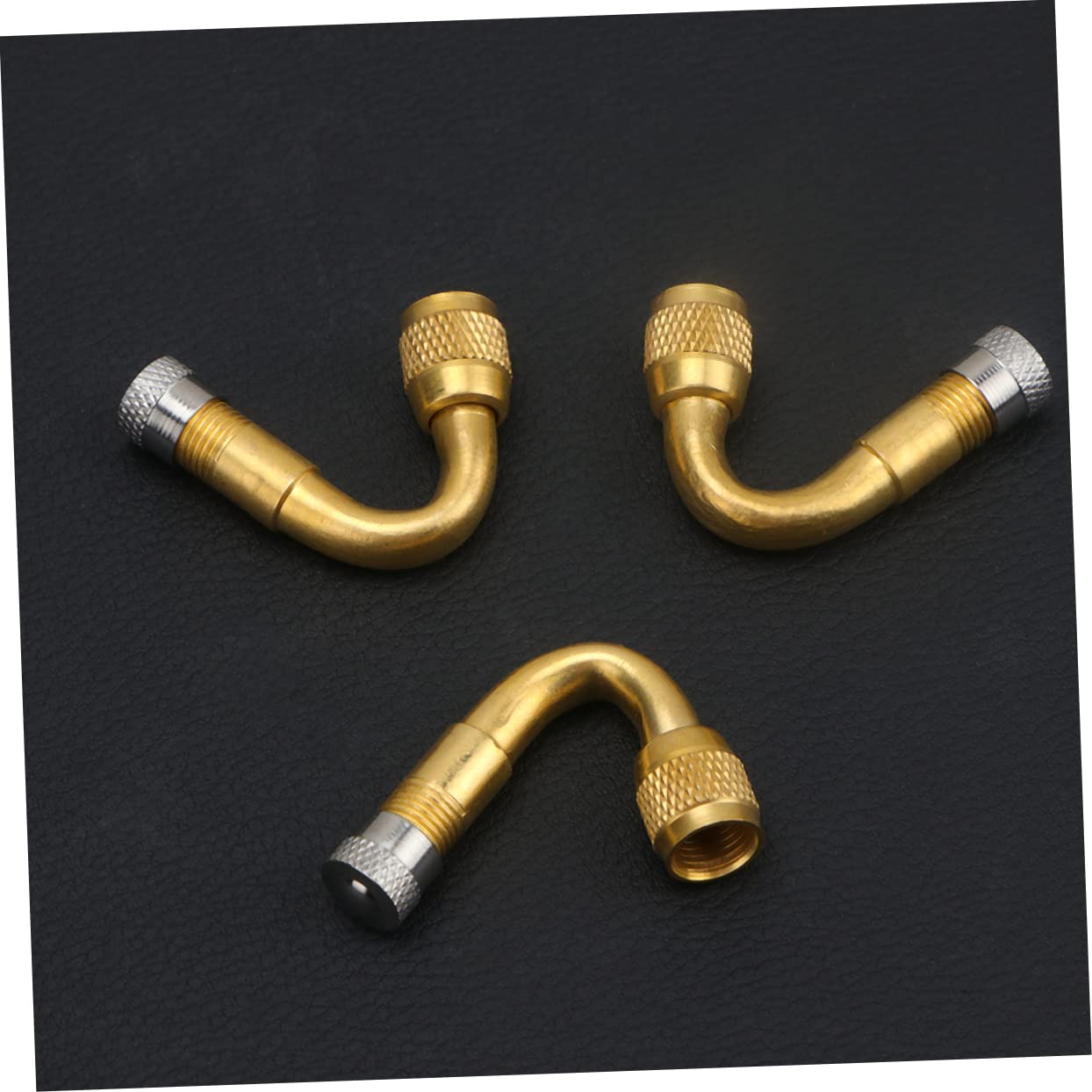 6 Pcs Pneu Tige Extension Adaptateur Pneu Pneu Valve Extension Pneu Valve Tige Extension Adaptateur Extension Adaptateur pour Voiture Extension Adaptateur pour Acier ULTECHNOVO